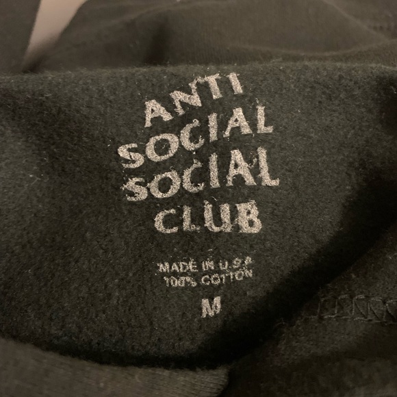 Anti Social Social Club Welcome To The Club Hoodie - Picture 8 of 8